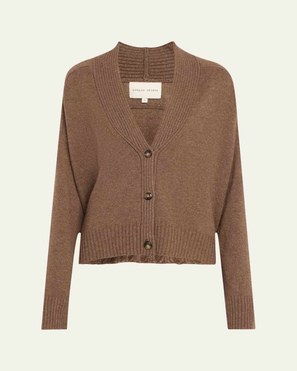 Kaia V-Neck Cashmere Cardigan